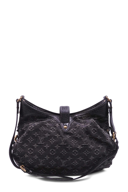 Monogram Denim XS Bag Black