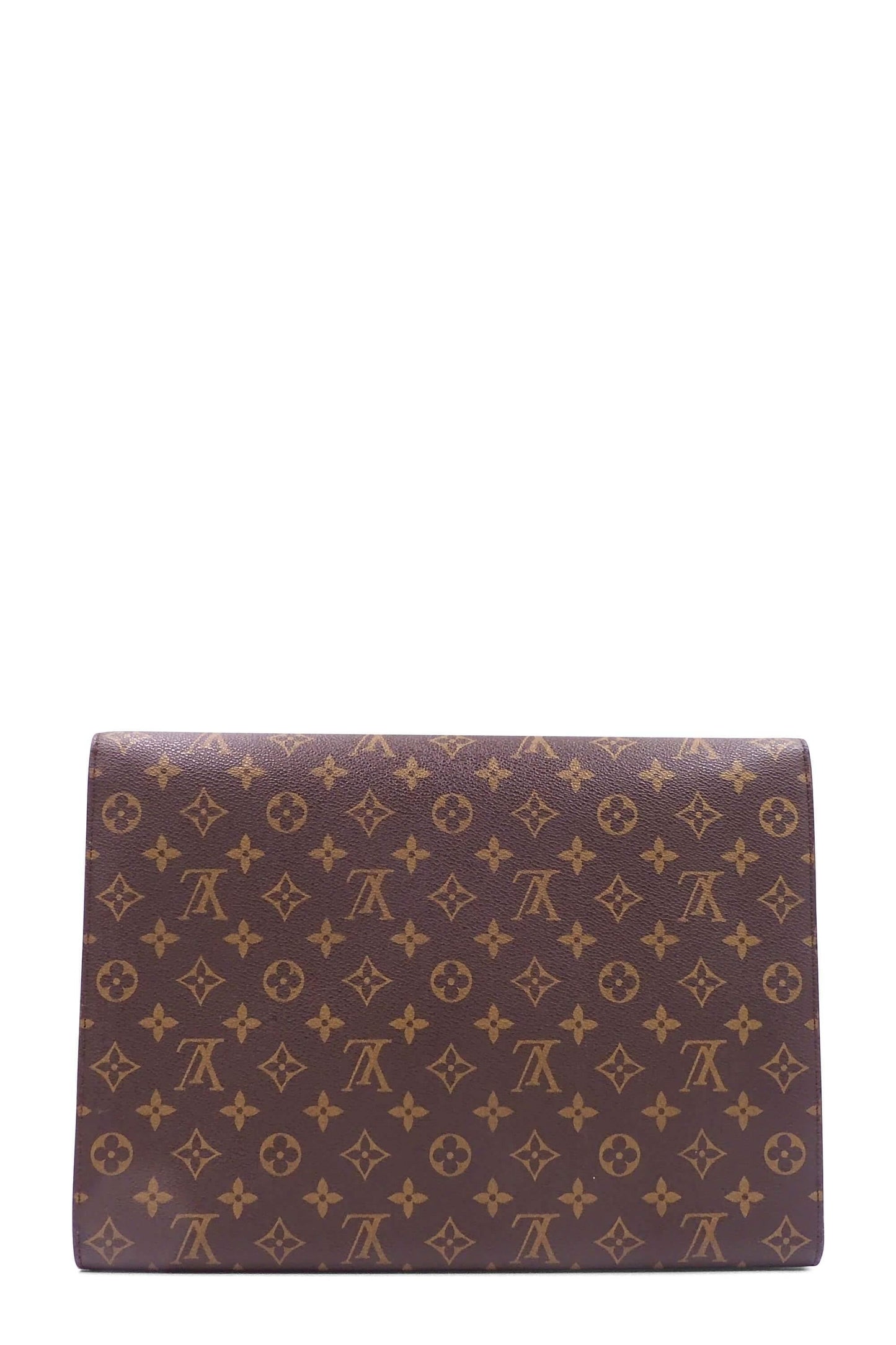 Monogram Document Case Brown