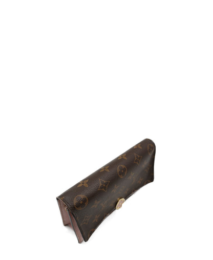 Monogram Flore Wallet on Chain Pink, Multicolor