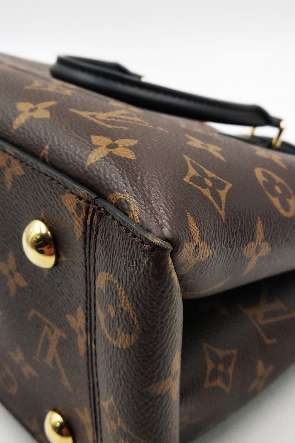 Monogram Flower Tote Brown
