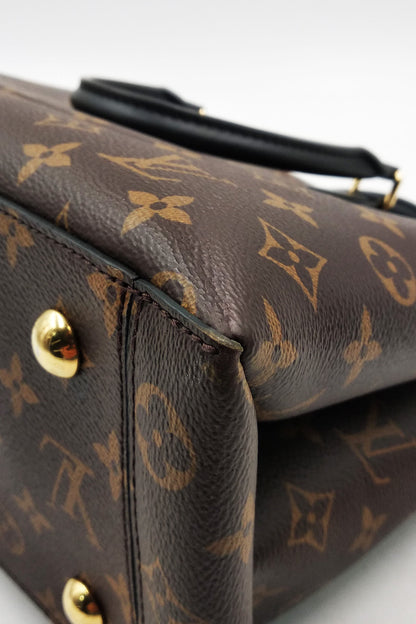 Monogram Flower Tote Brown