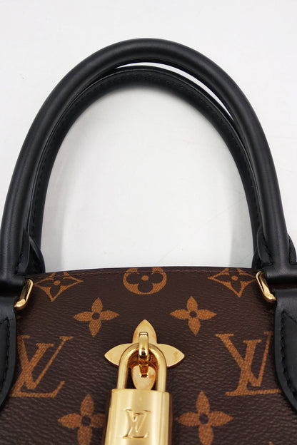 Monogram Flower Tote Brown