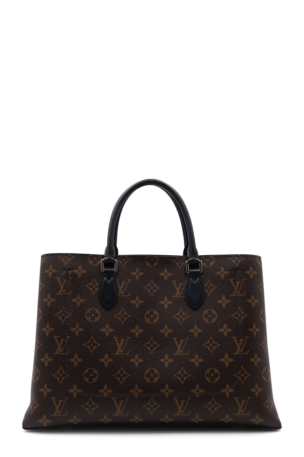Monogram Flower Tote Brown