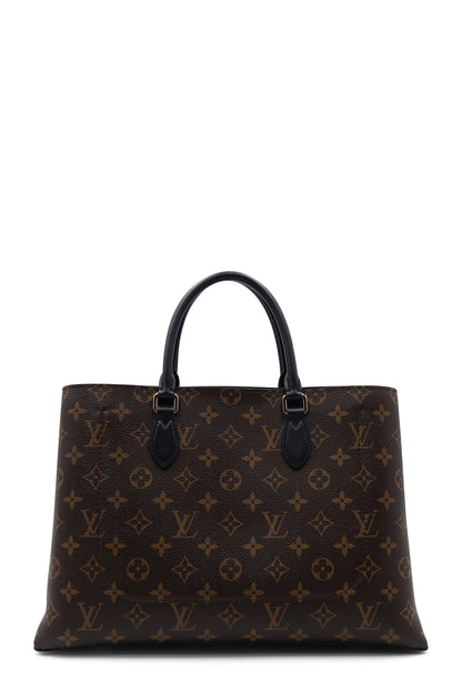 Monogram Flower Tote Brown