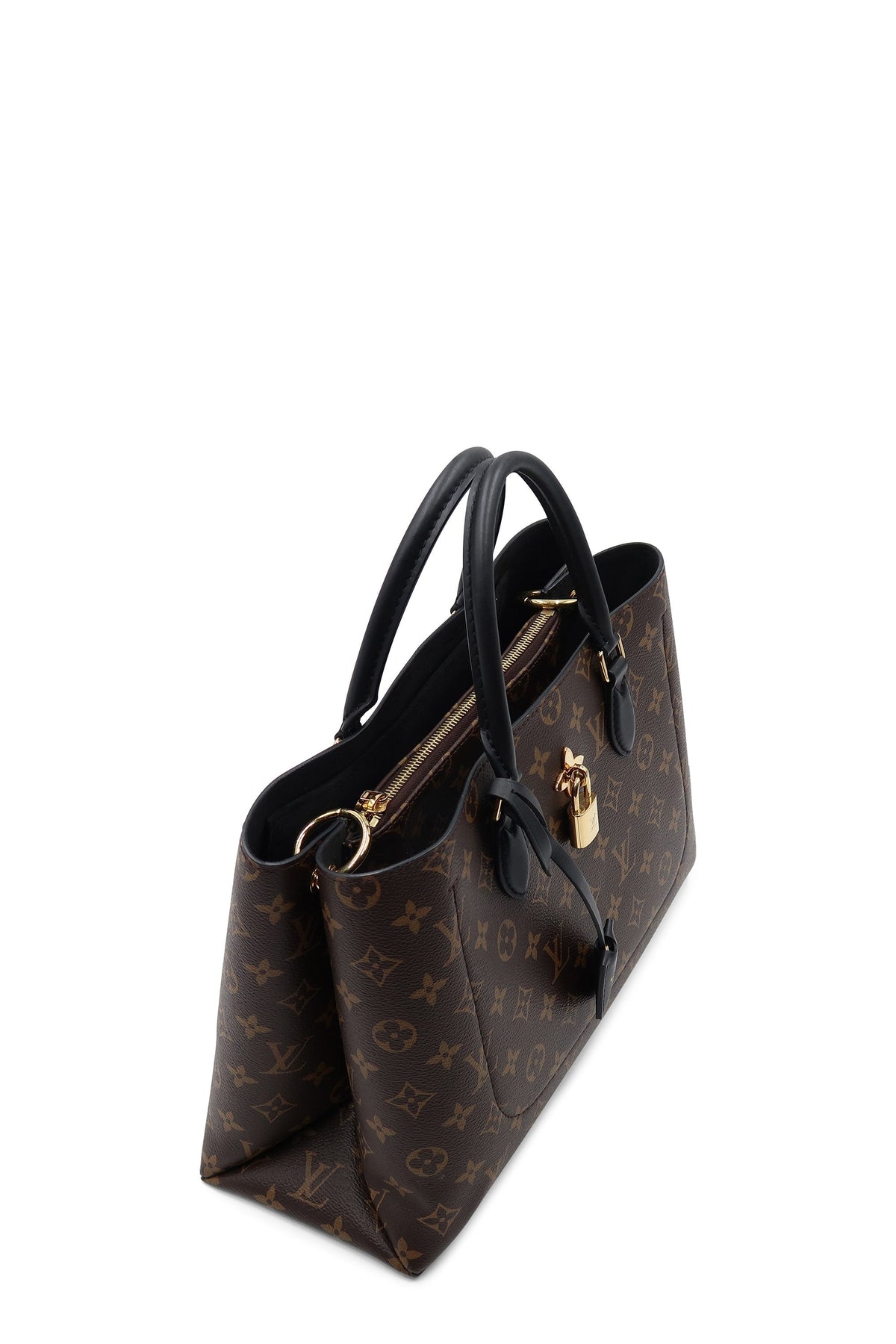 Monogram Flower Tote Brown