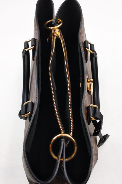 Monogram Flower Tote Brown