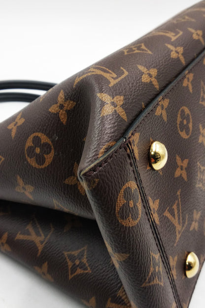Monogram Flower Tote Brown