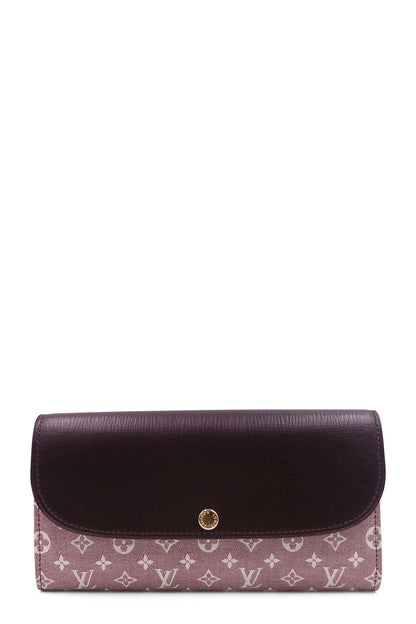 Monogram Idylle Sarah Wallet Pink Maroon