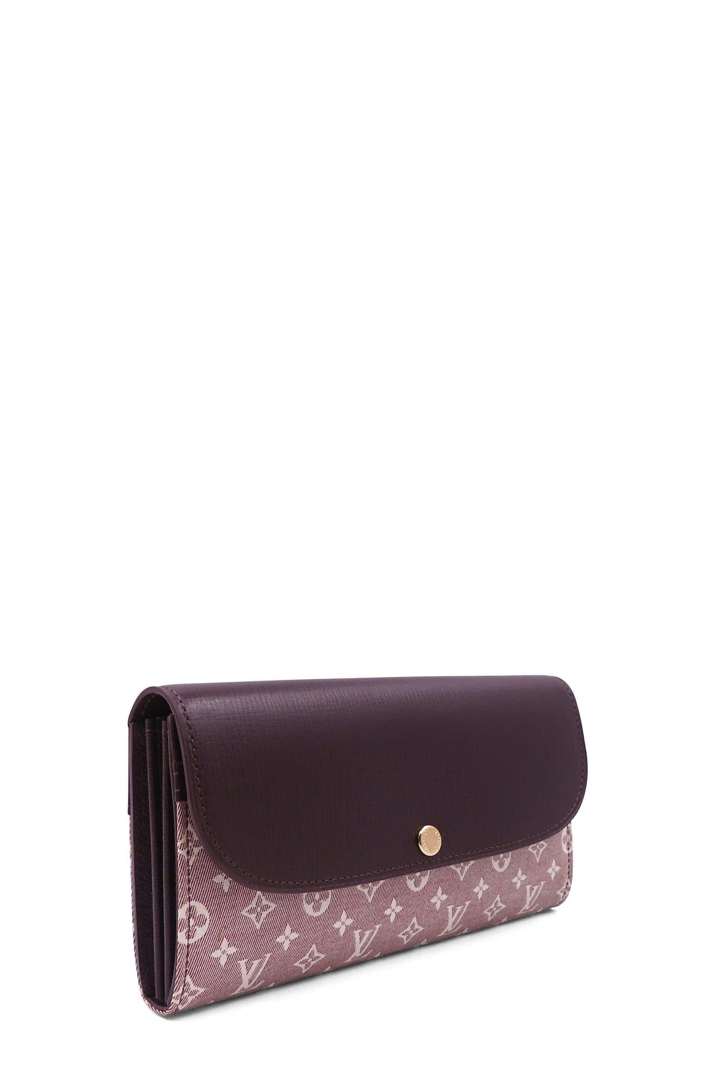 Monogram Idylle Sarah Wallet Pink Maroon