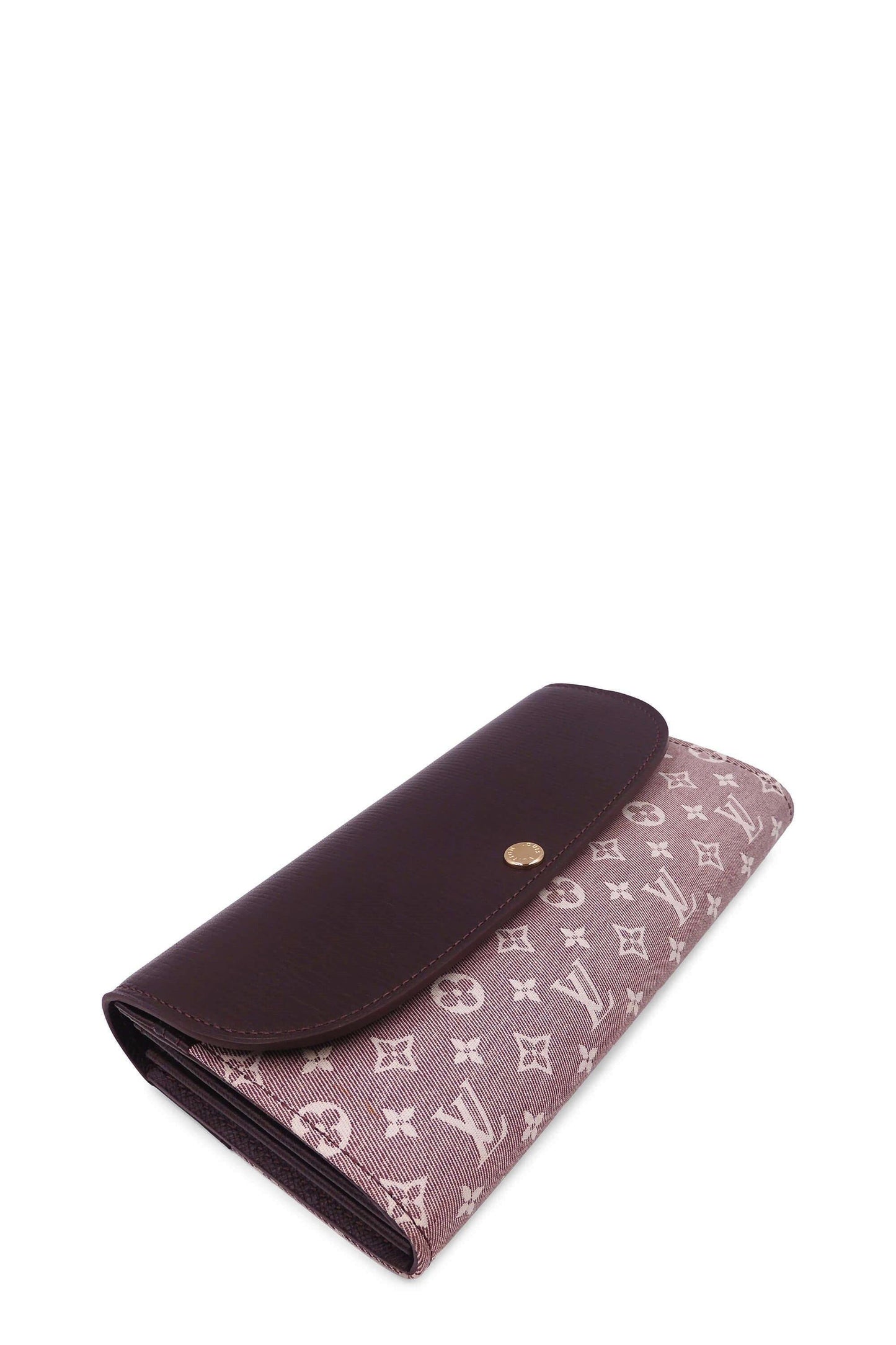 Monogram Idylle Sarah Wallet Pink Maroon