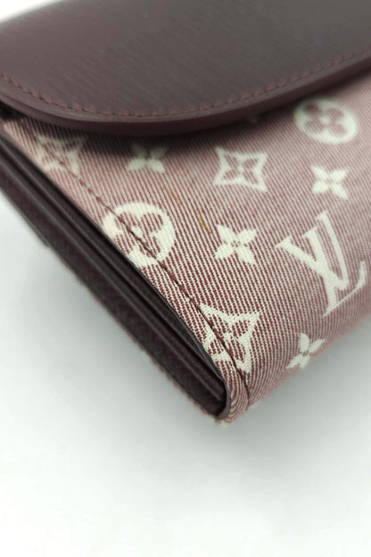 Monogram Idylle Sarah Wallet Pink Maroon