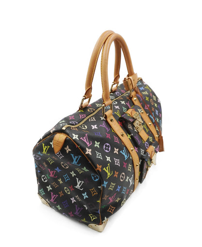 Monogram Multicolore Keepall 45 Black