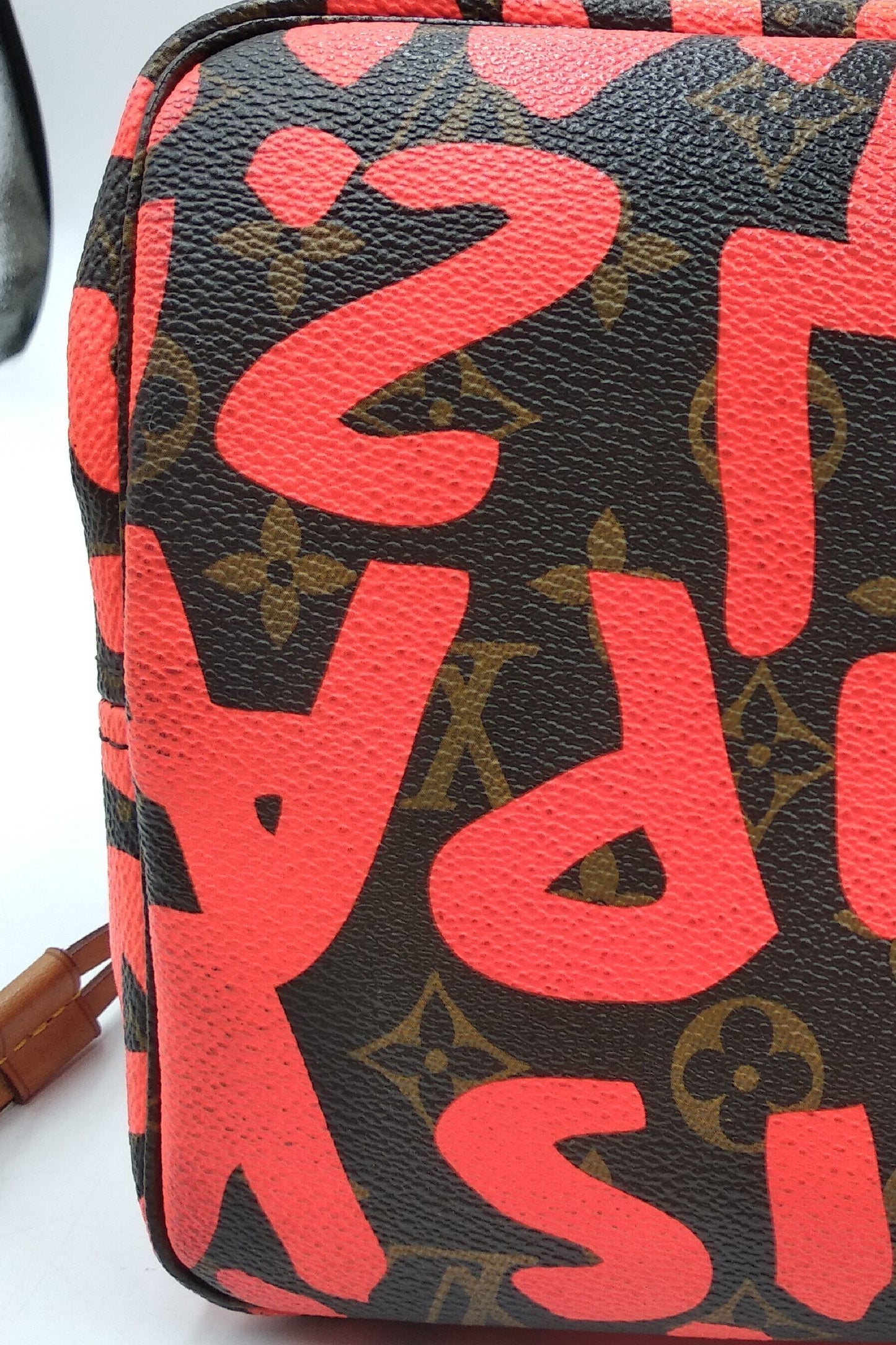 Monogram Neverfull Graffiti GM Brown Orange