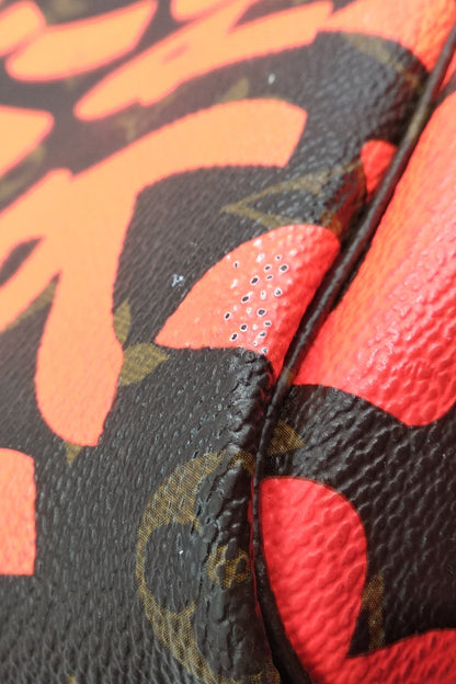Monogram Neverfull Graffiti GM Brown Orange