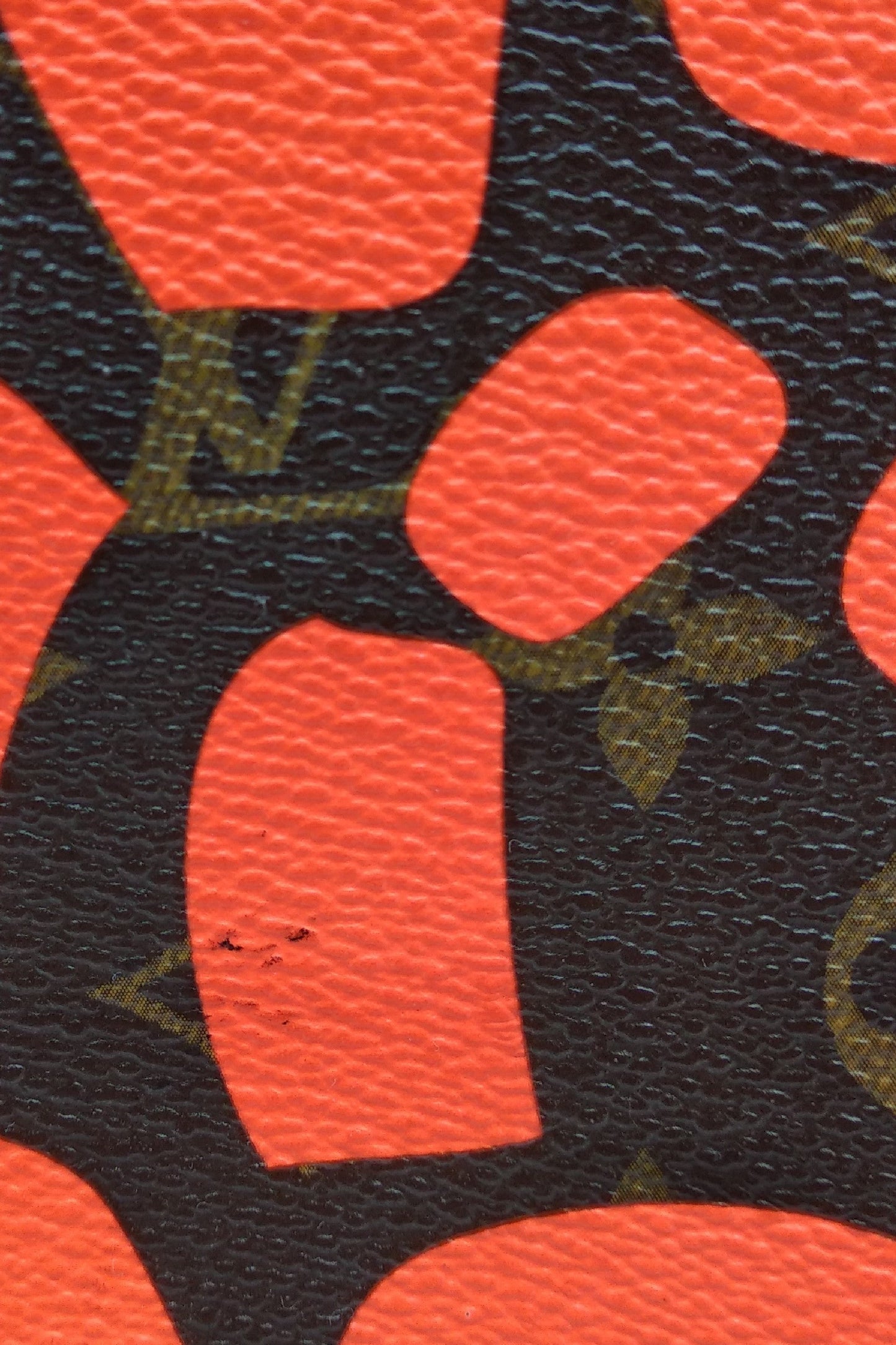 Monogram Neverfull Graffiti GM Brown Orange