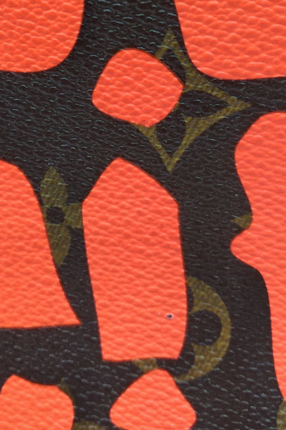Monogram Neverfull Graffiti GM Brown Orange