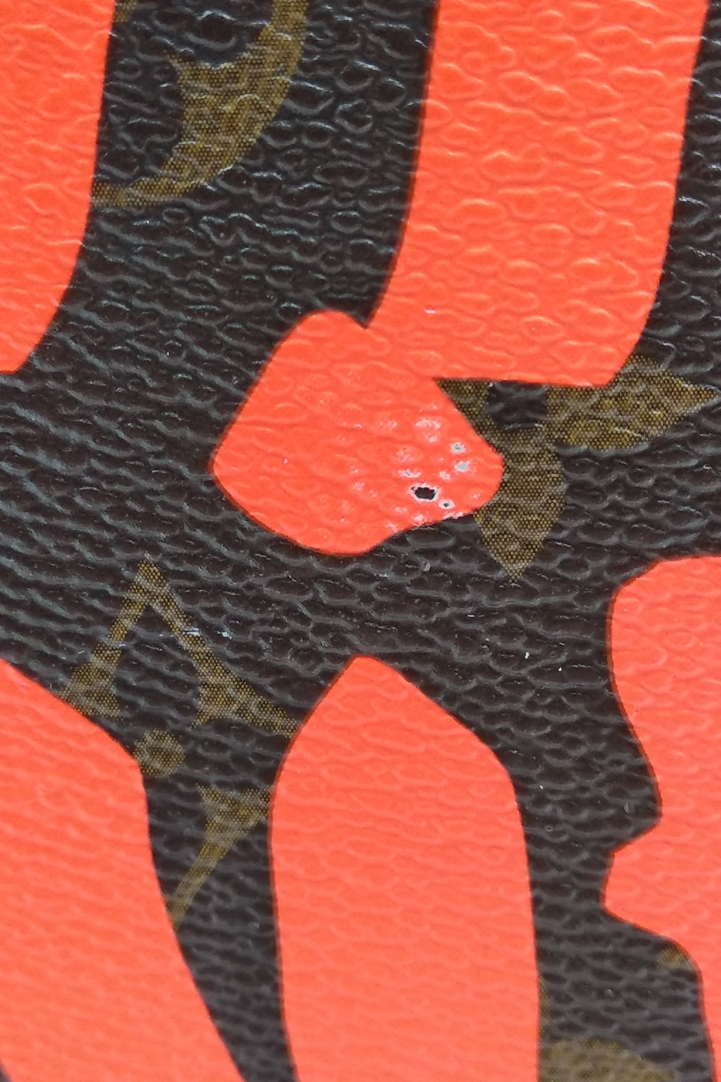 Monogram Neverfull Graffiti GM Brown Orange