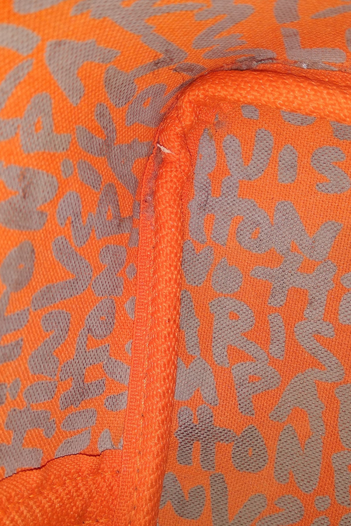 Monogram Neverfull Graffiti GM Brown Orange