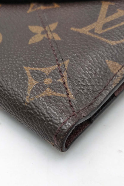 Monogram Origami Long Wallet Brown