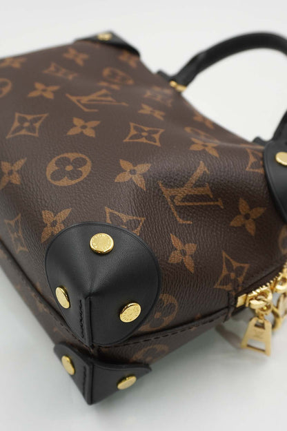 Monogram Petite Malle Souple Brown, Multicolor