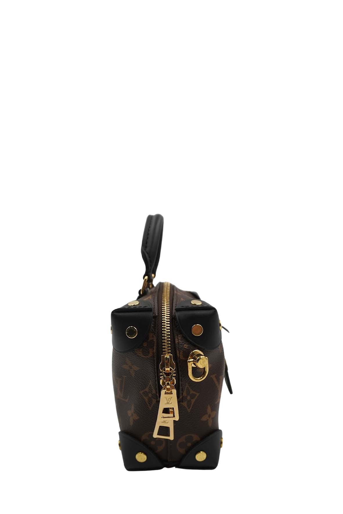 Monogram Petite Malle Souple Brown, Multicolor