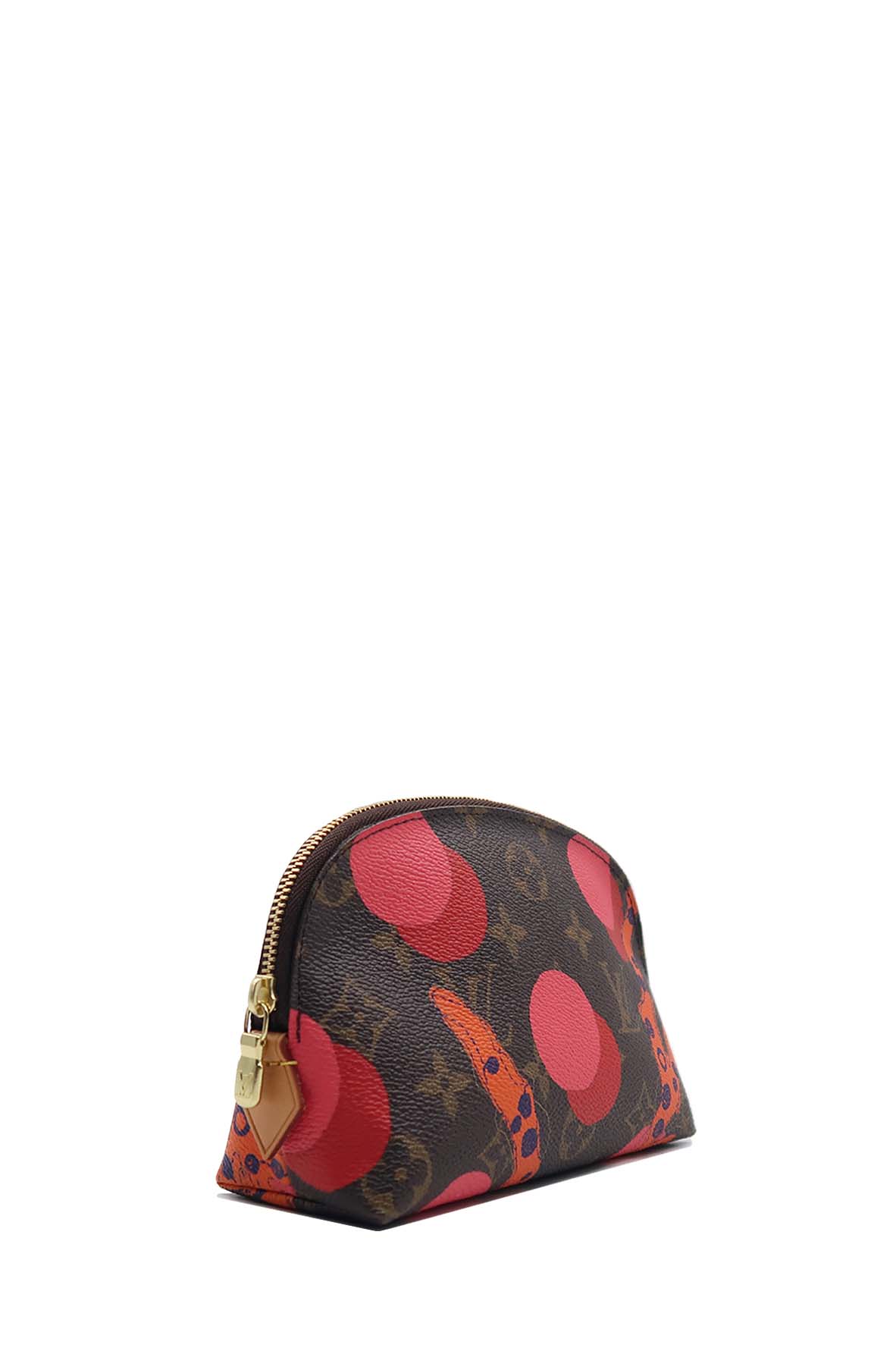 Monogram Ramages Cosmetic Pouch Brown Orange