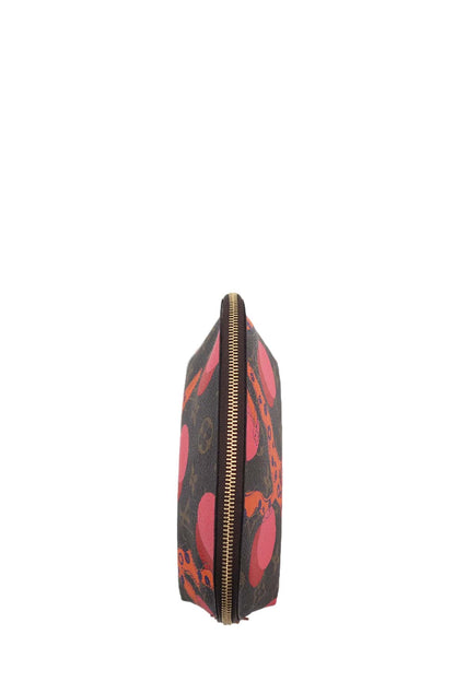 Monogram Ramages Cosmetic Pouch Brown Orange