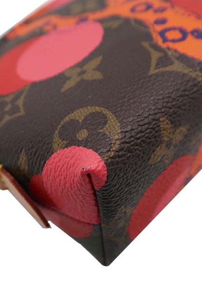 Monogram Ramages Cosmetic Pouch Brown Orange
