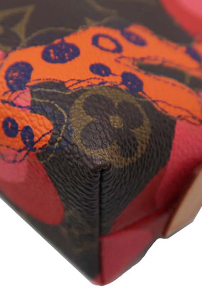 Monogram Ramages Cosmetic Pouch Brown Orange