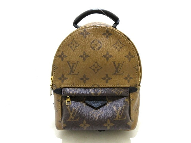 Louis-Vuitton Monogram Reverse Palm Springs Mini Backpack