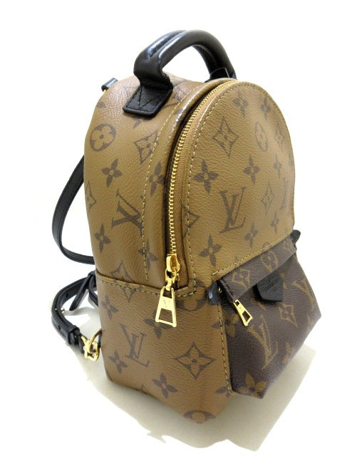 Louis-Vuitton Monogram Reverse Palm Springs Mini Backpack