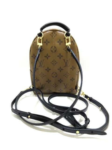Louis-Vuitton Monogram Reverse Palm Springs Mini Backpack