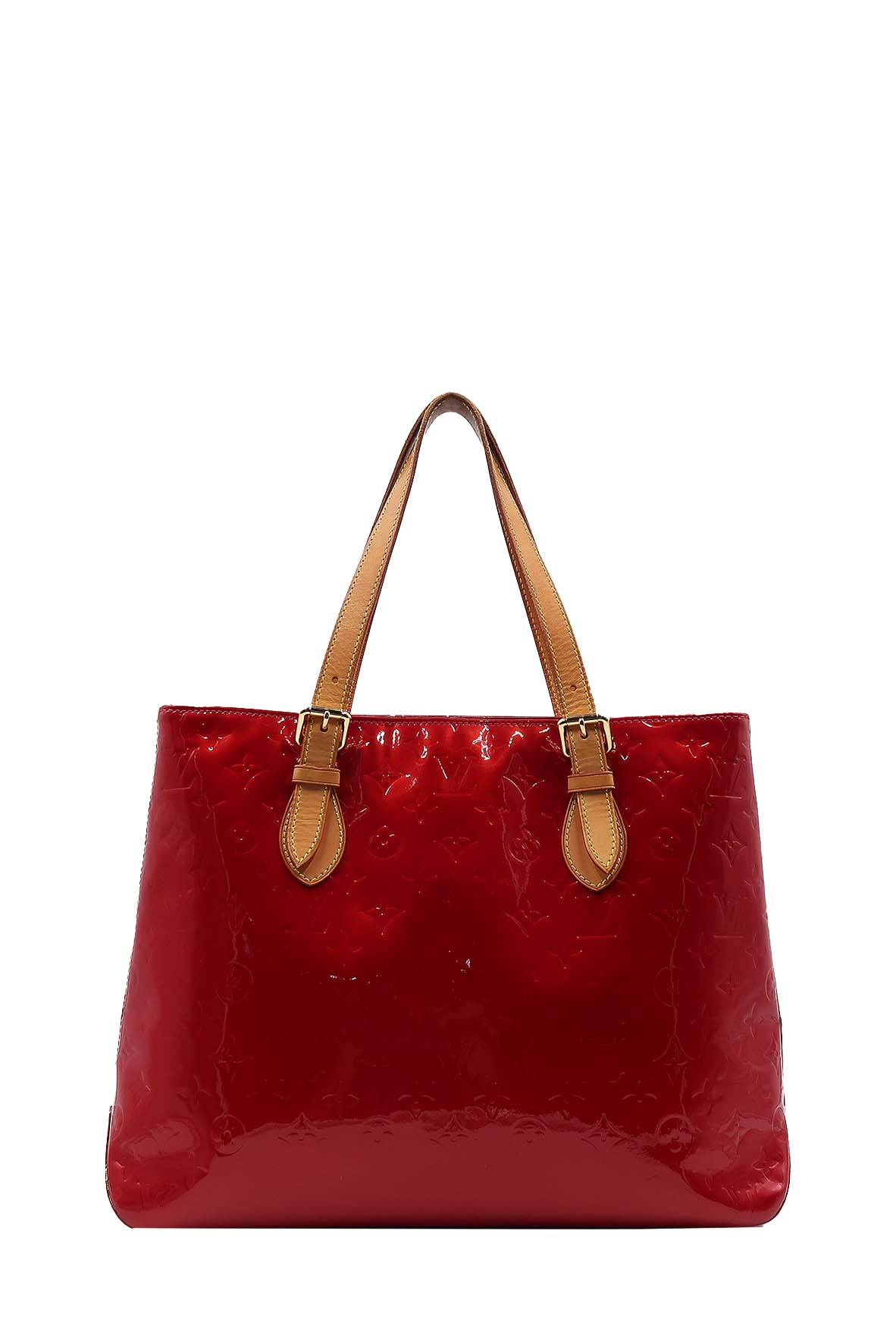Monogram Vernis Brentwood Tote Red