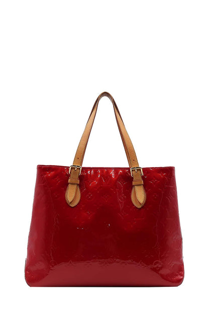 Monogram Vernis Brentwood Tote Red