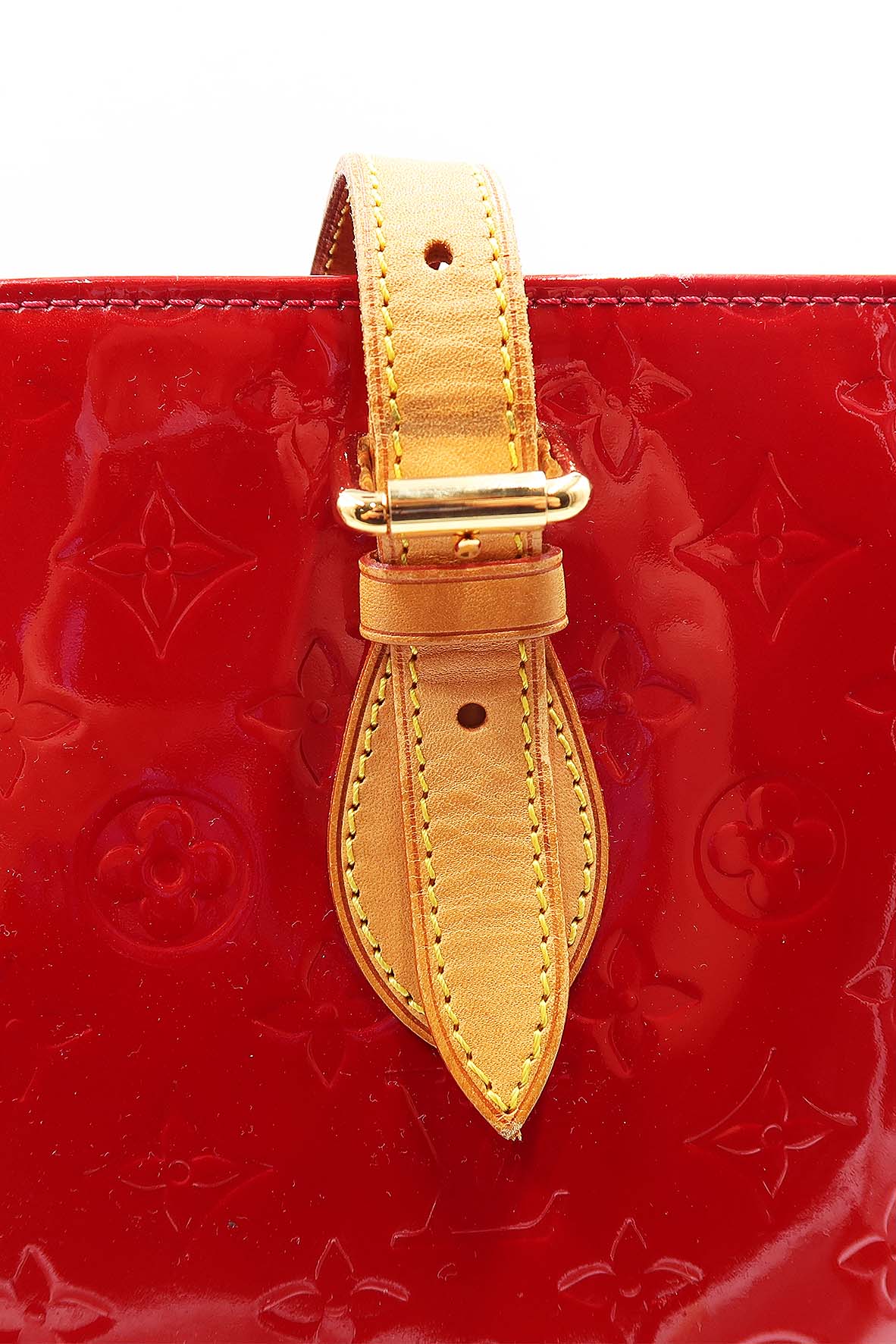 Monogram Vernis Brentwood Tote Red