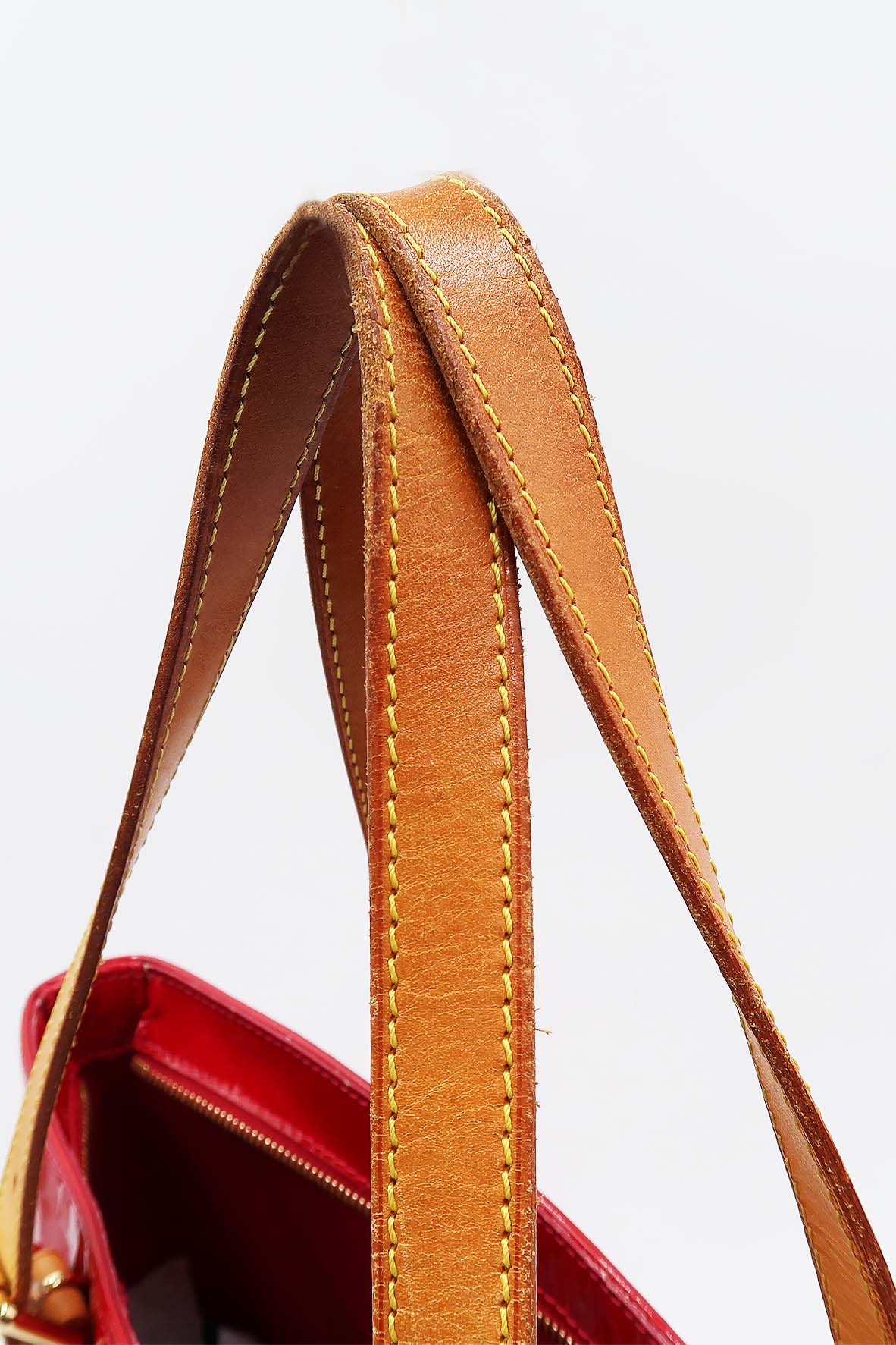 Monogram Vernis Brentwood Tote Red
