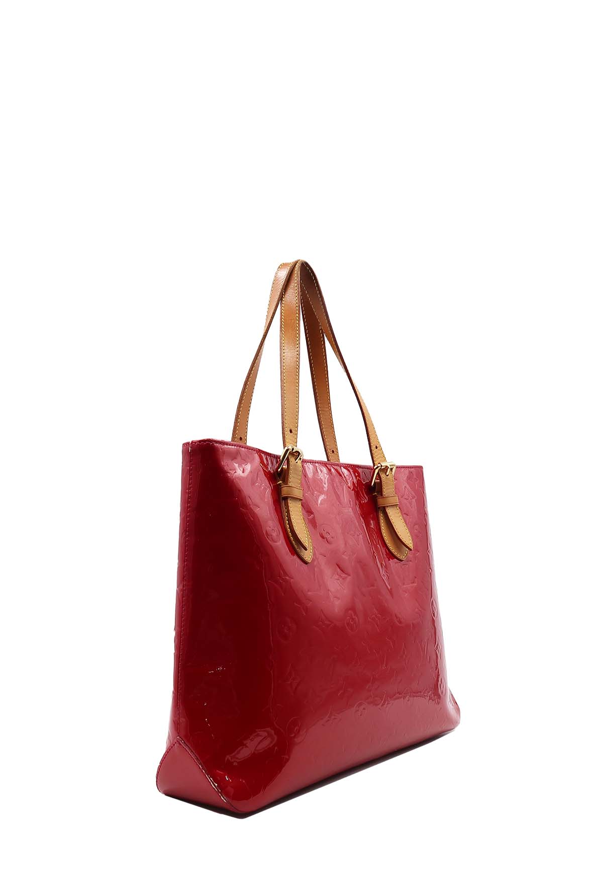 Monogram Vernis Brentwood Tote Red