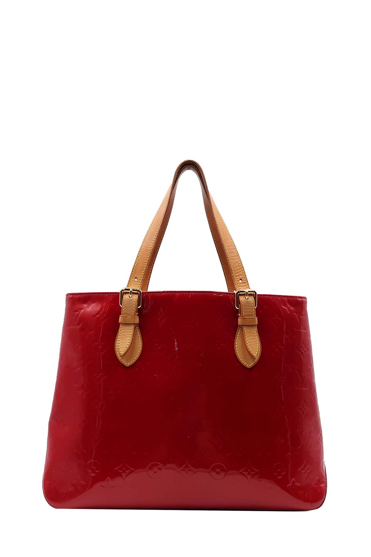 Monogram Vernis Brentwood Tote Red