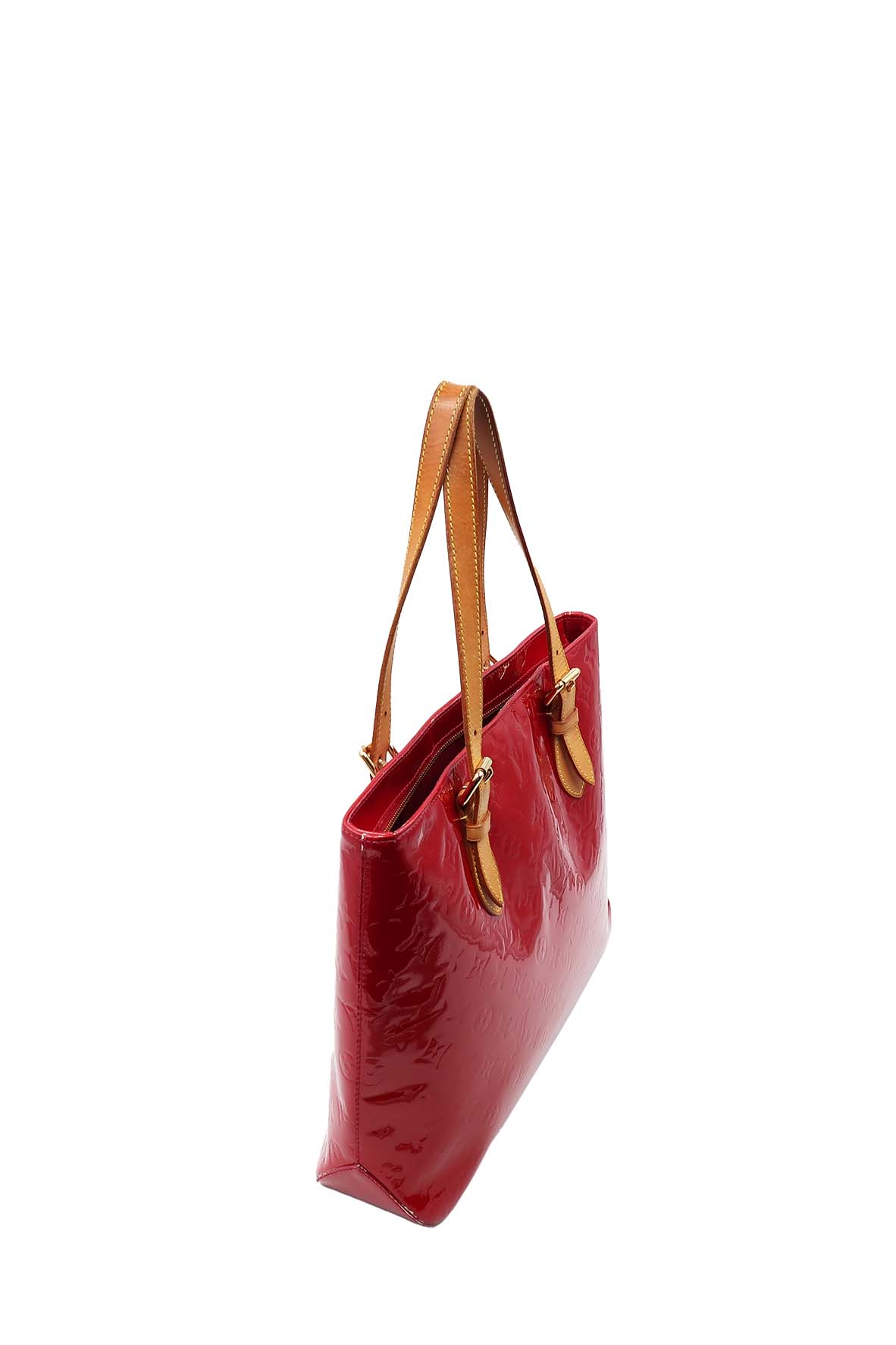Monogram Vernis Brentwood Tote Red