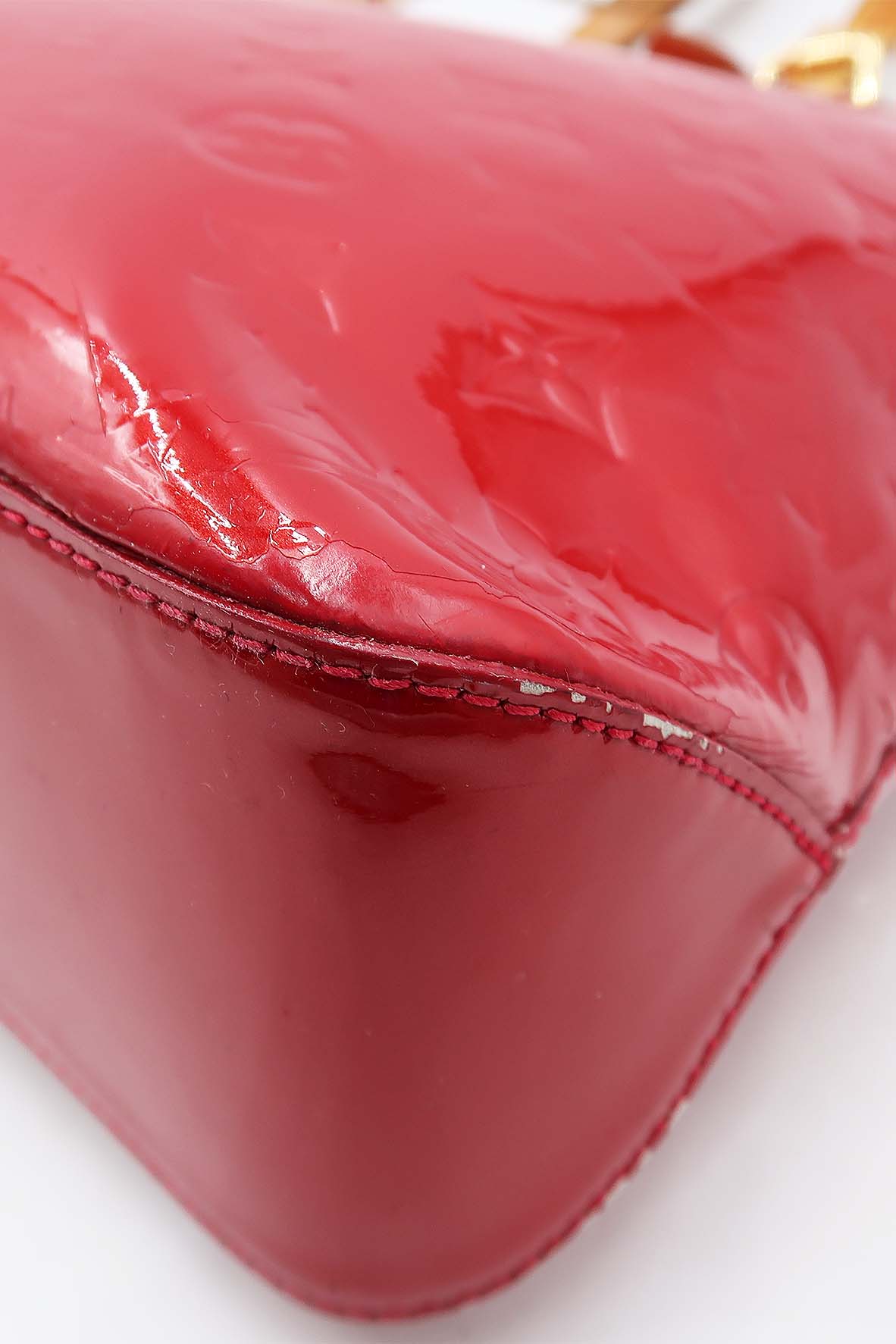 Monogram Vernis Brentwood Tote Red