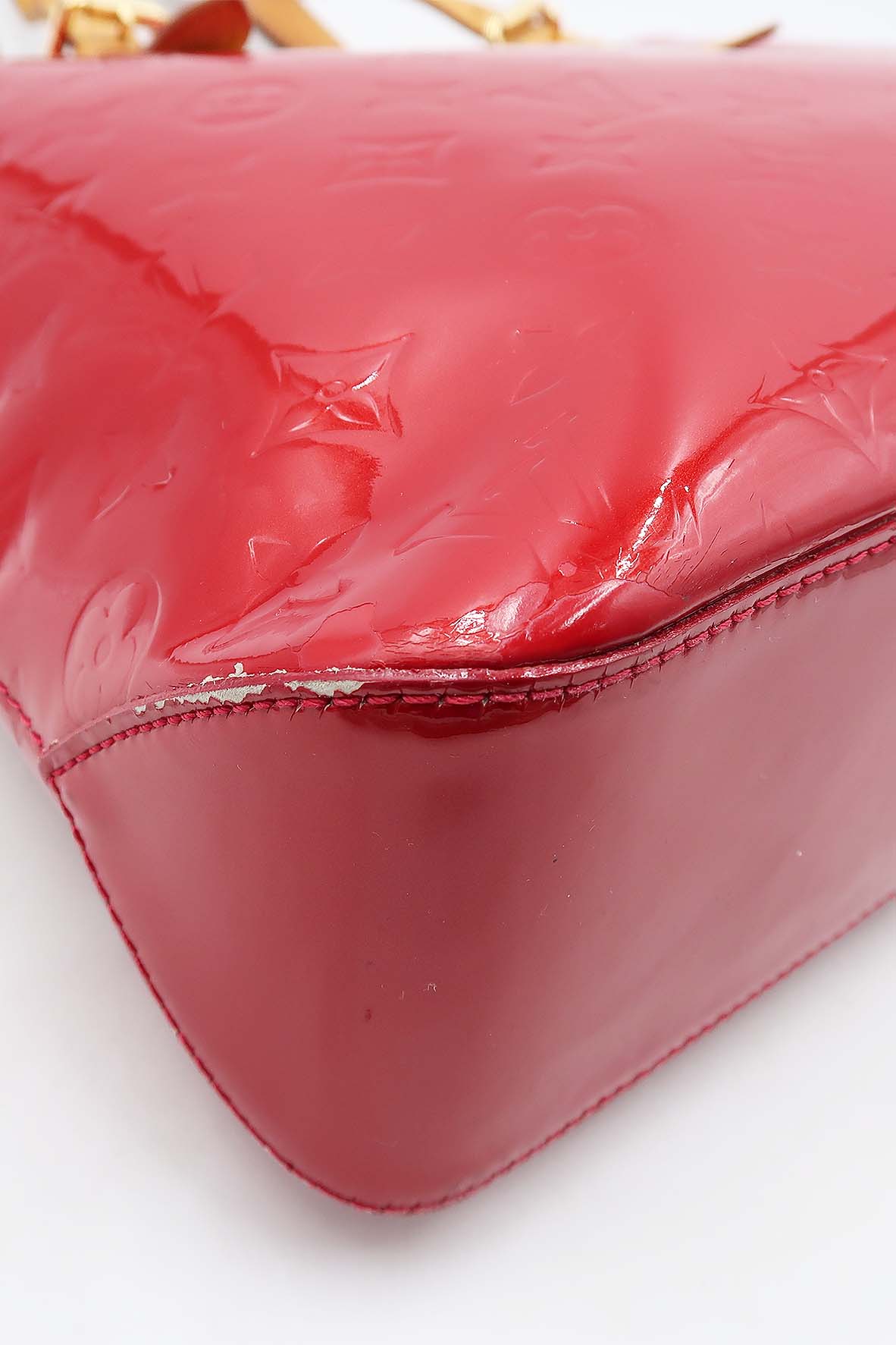 Monogram Vernis Brentwood Tote Red