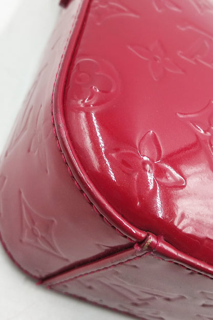 Monogram Vernis Rodeo Drive Flap Bag Red