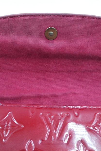 Monogram Vernis Rodeo Drive Flap Bag Red