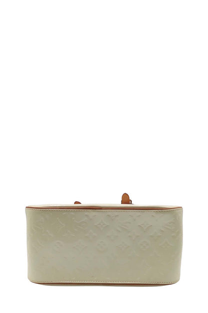 Monogram Vernis Summit Drive Bag Cream Brown