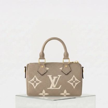 Nano Speedy Two-Tone Monogram Empreinte