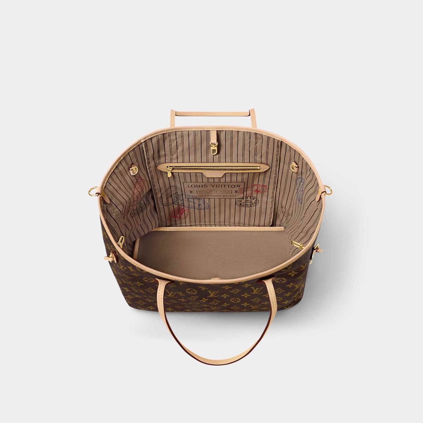 Neverfull Bandouliere Inside Out GM Handbag