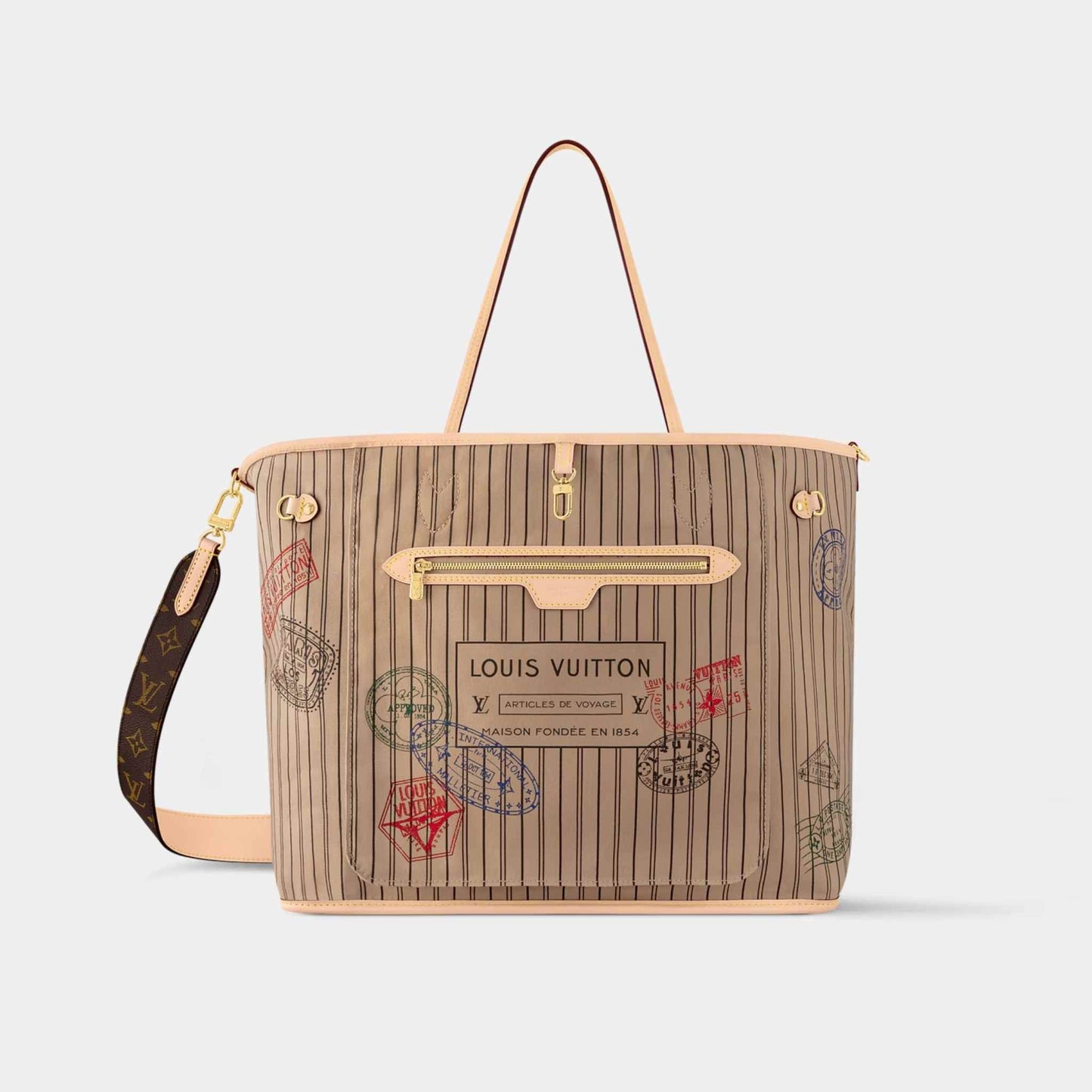Neverfull Bandouliere Inside Out GM Handbag