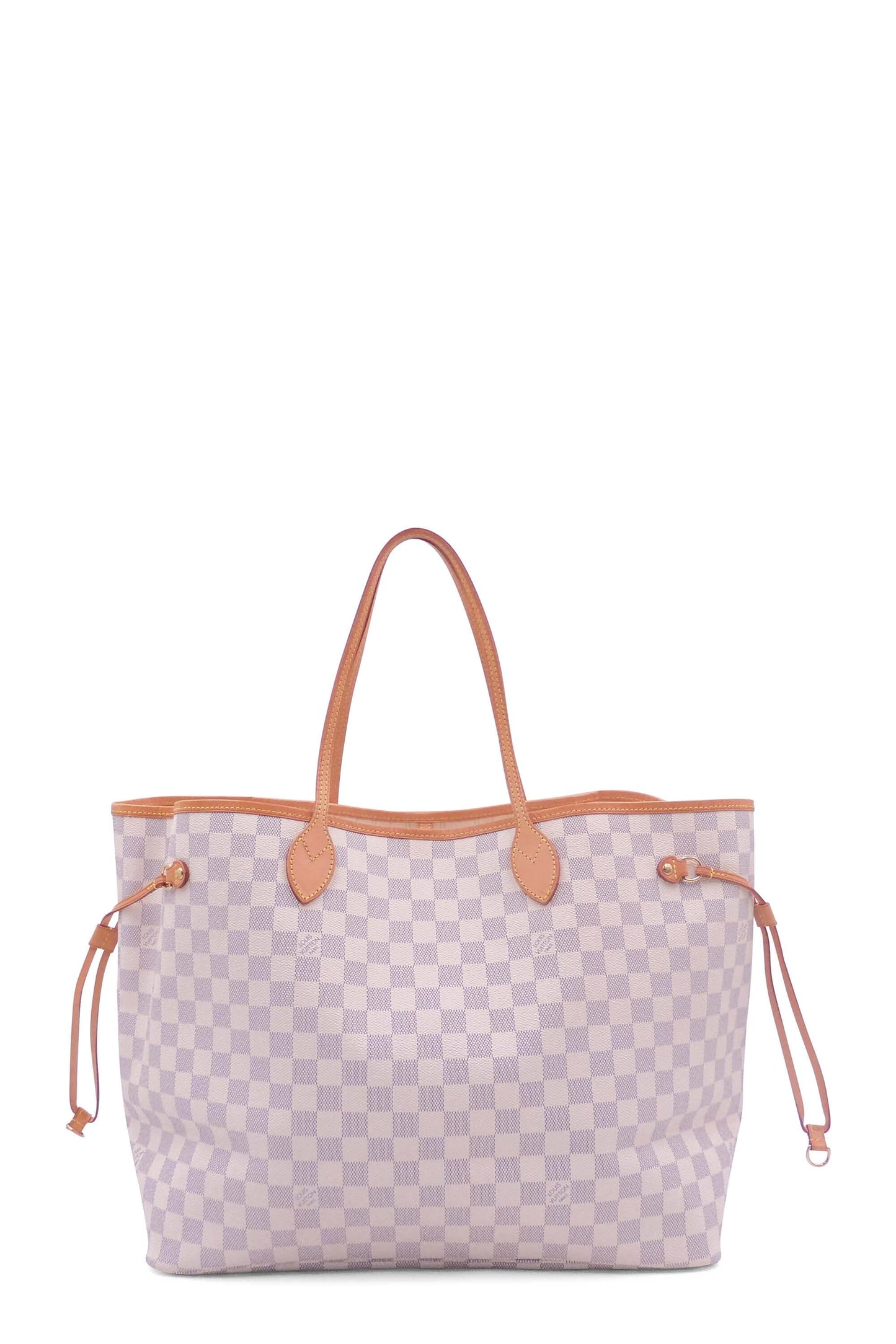Neverfull Damier Azur GM White