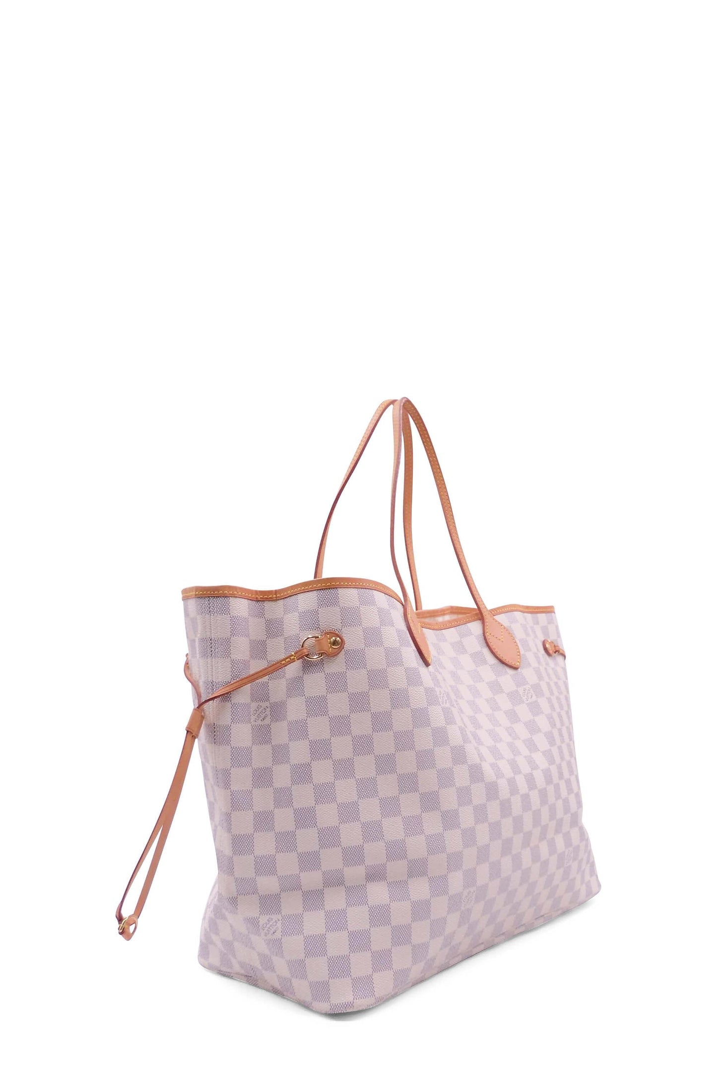 Neverfull Damier Azur GM White