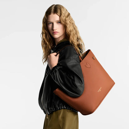 Neverfull Inside Out MM Cognac